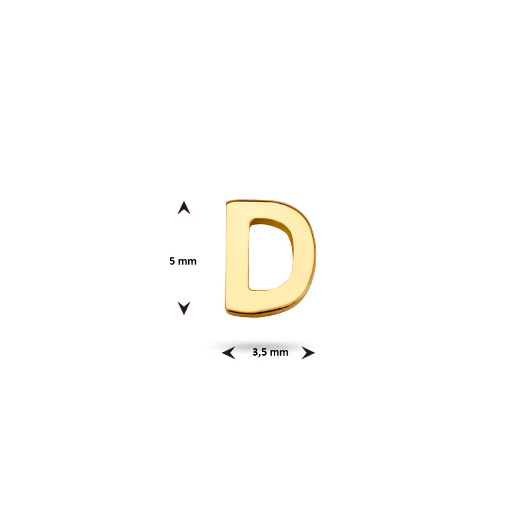 Oorknop letter