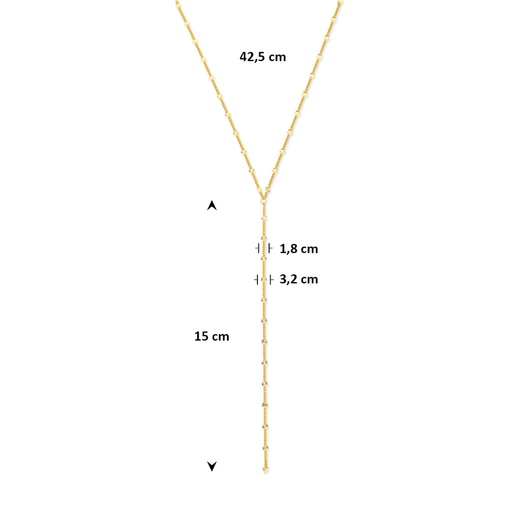 y-collier 42.5 cm 3 micron