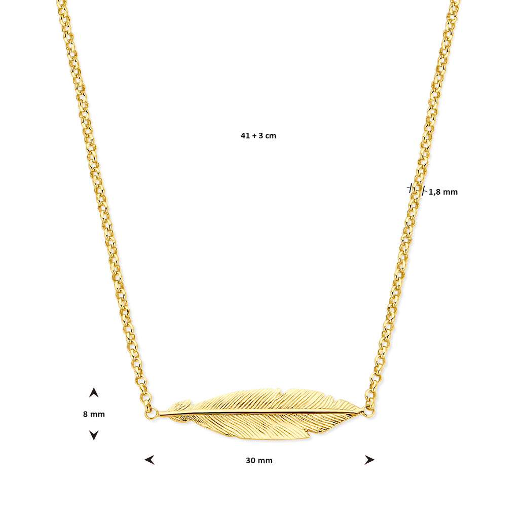 Collier veer 40.5 + 3 cm 1 micron
