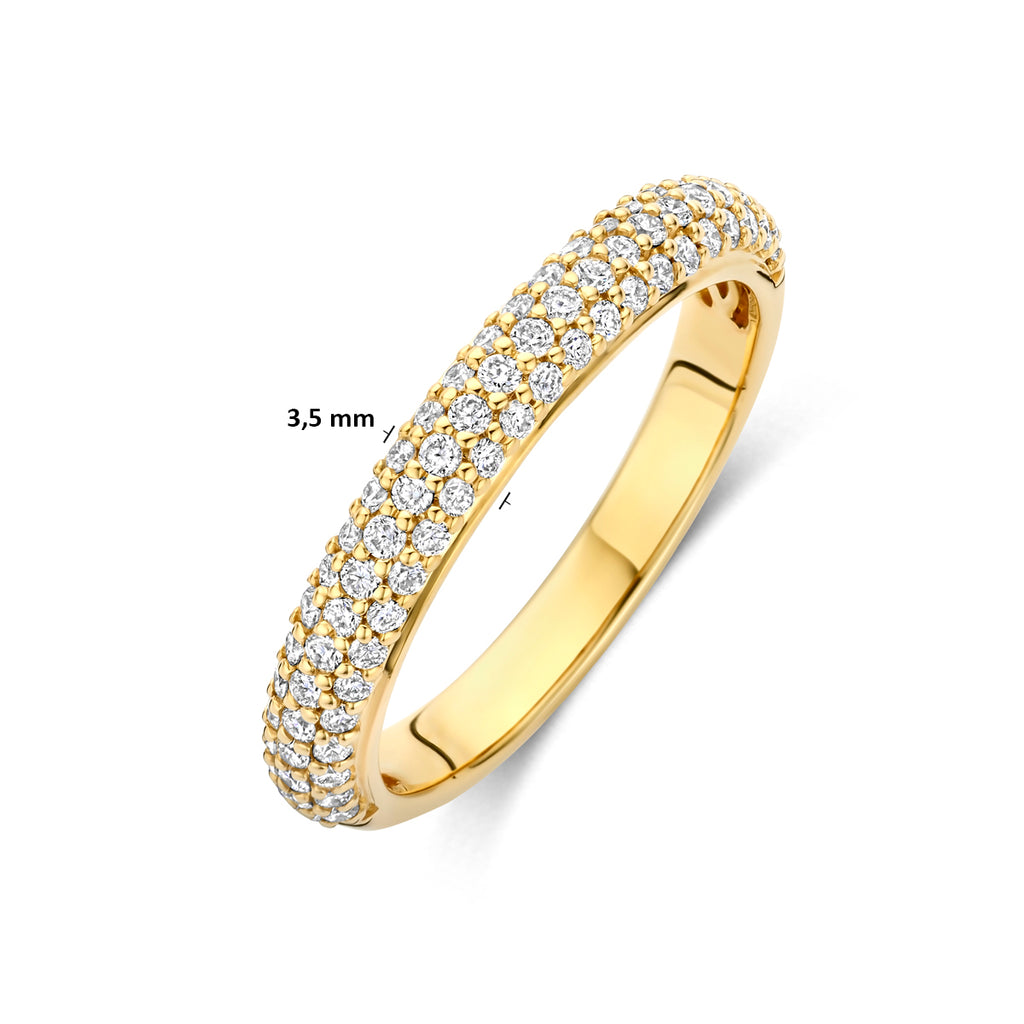 ring lab grown diamant 0.48ct f vs