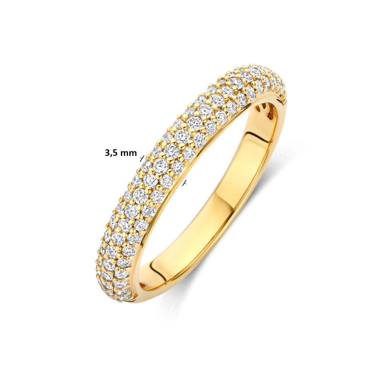 ring lab grown diamant 0.48ct f vs