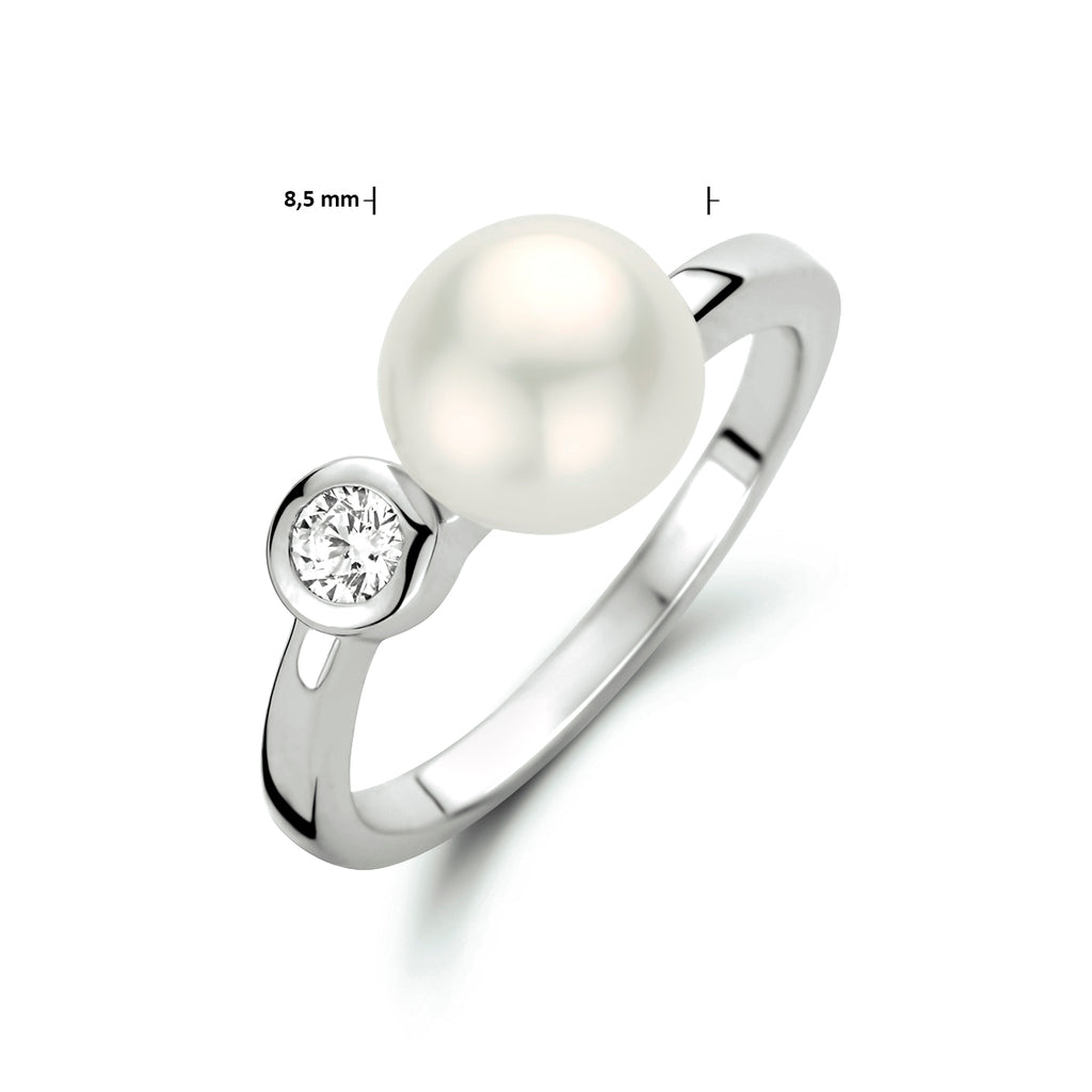 Ring parel en zirkonia