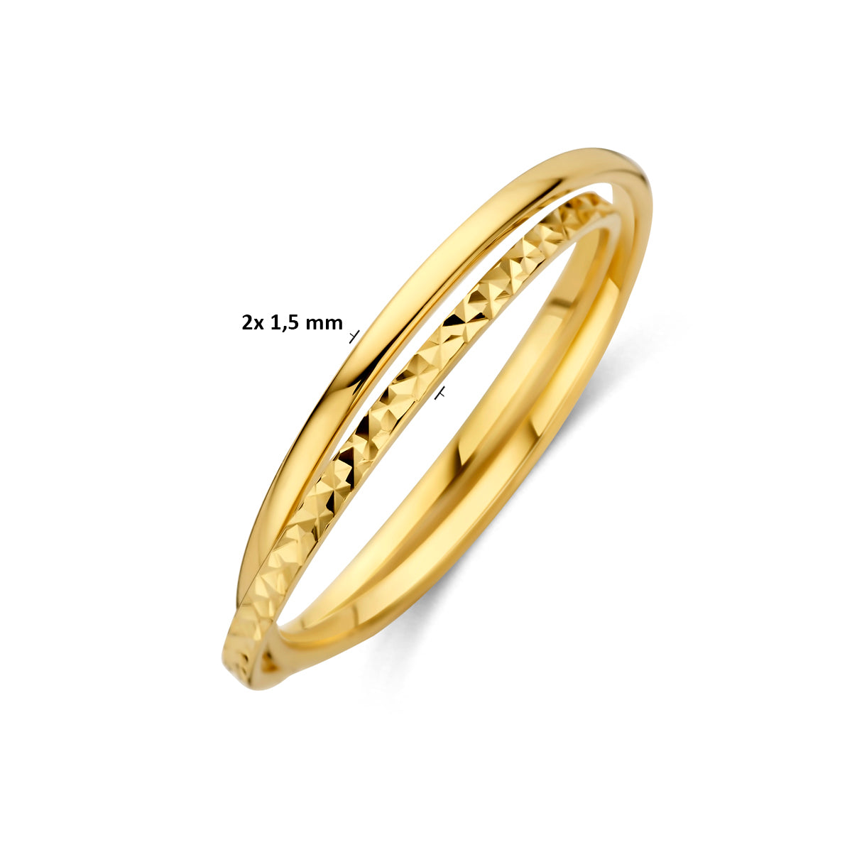 Ring gediamanteerd