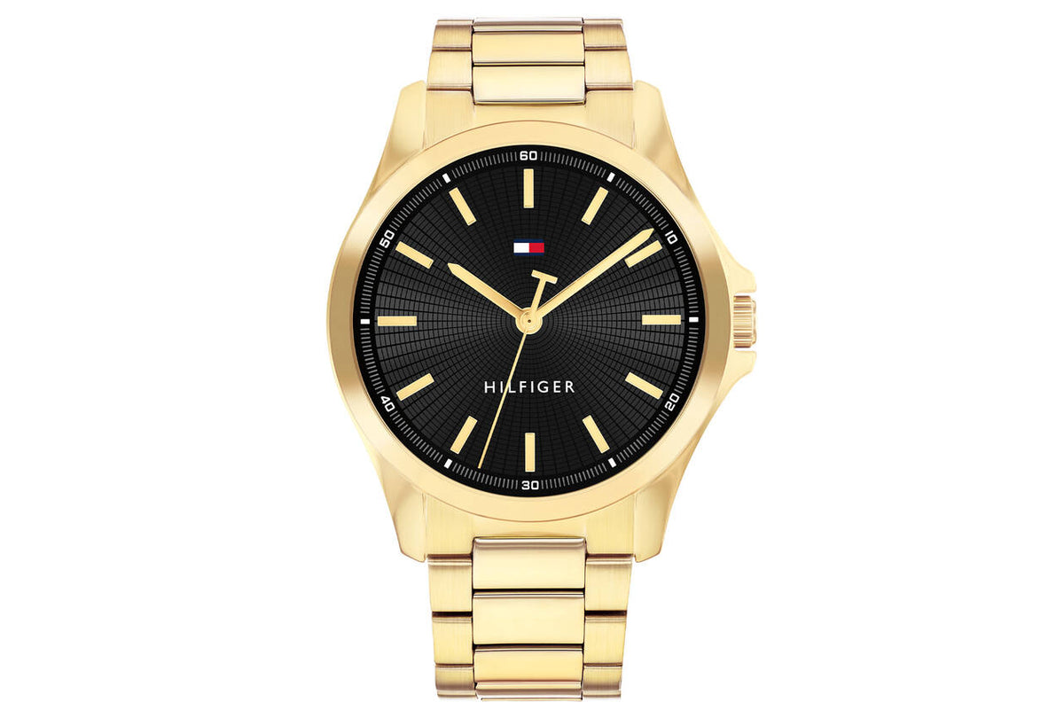 Tommy Hilfiger Bruce goudkleurig herenhorloge TH1792241