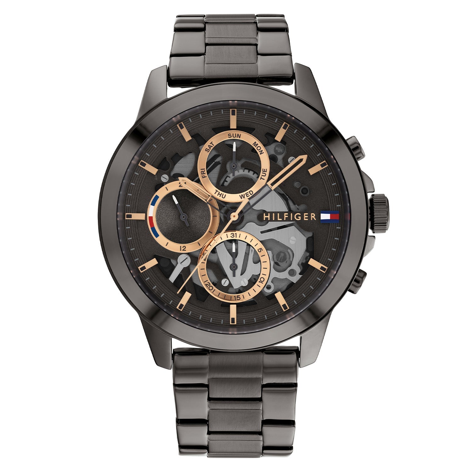 Tommy Hilfiger Henry Grijs Herenhorloge TH1710479 - productfoto