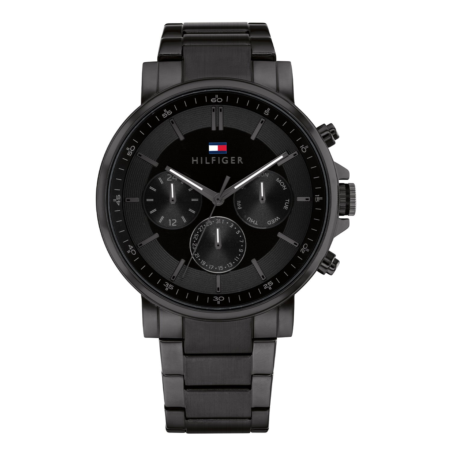 Tommy Hilfiger Tyson Zwart Herenhorloge TH1710590 - productfoto
