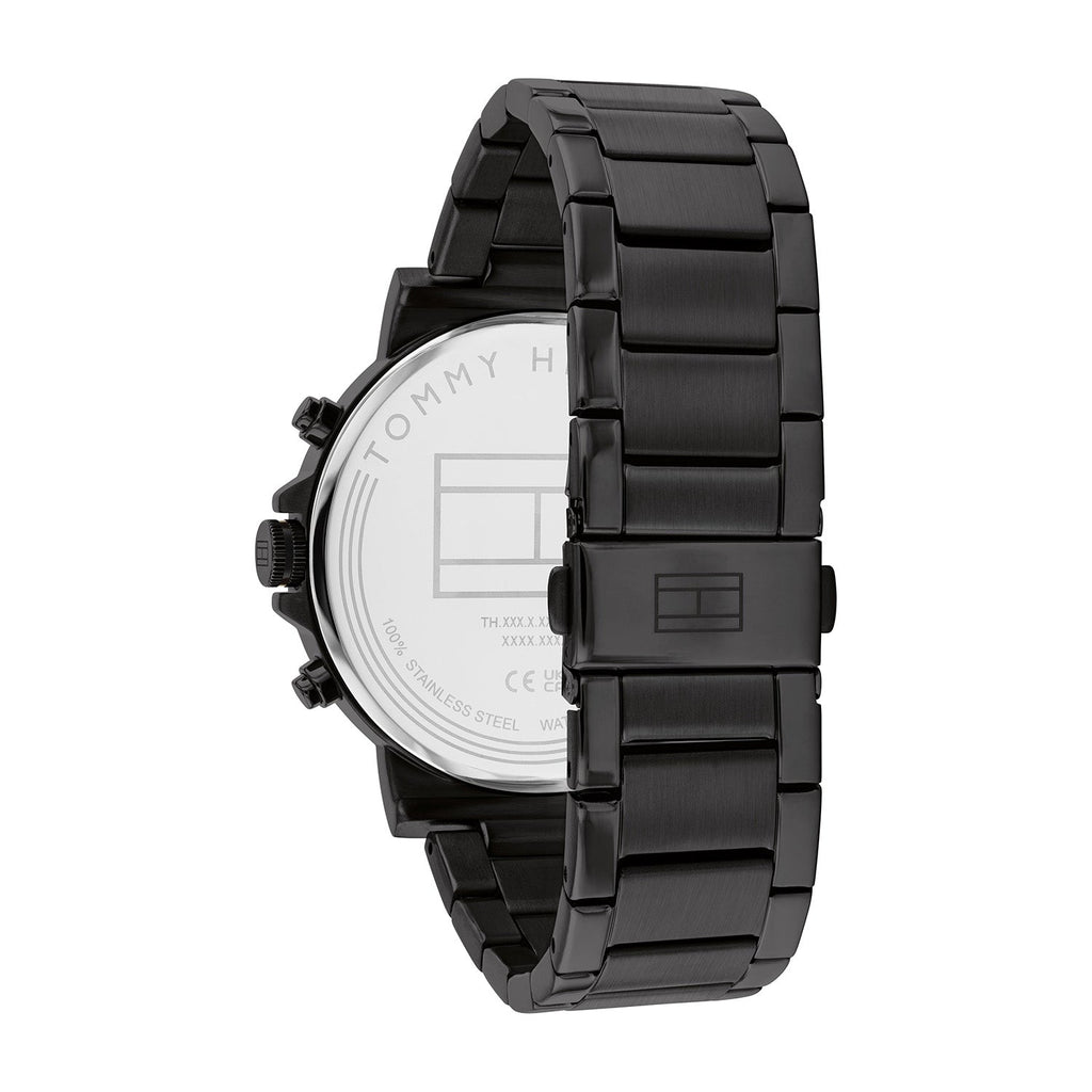 Tommy Hilfiger Tyson Zwart Herenhorloge TH1710590 - detailfoto 2