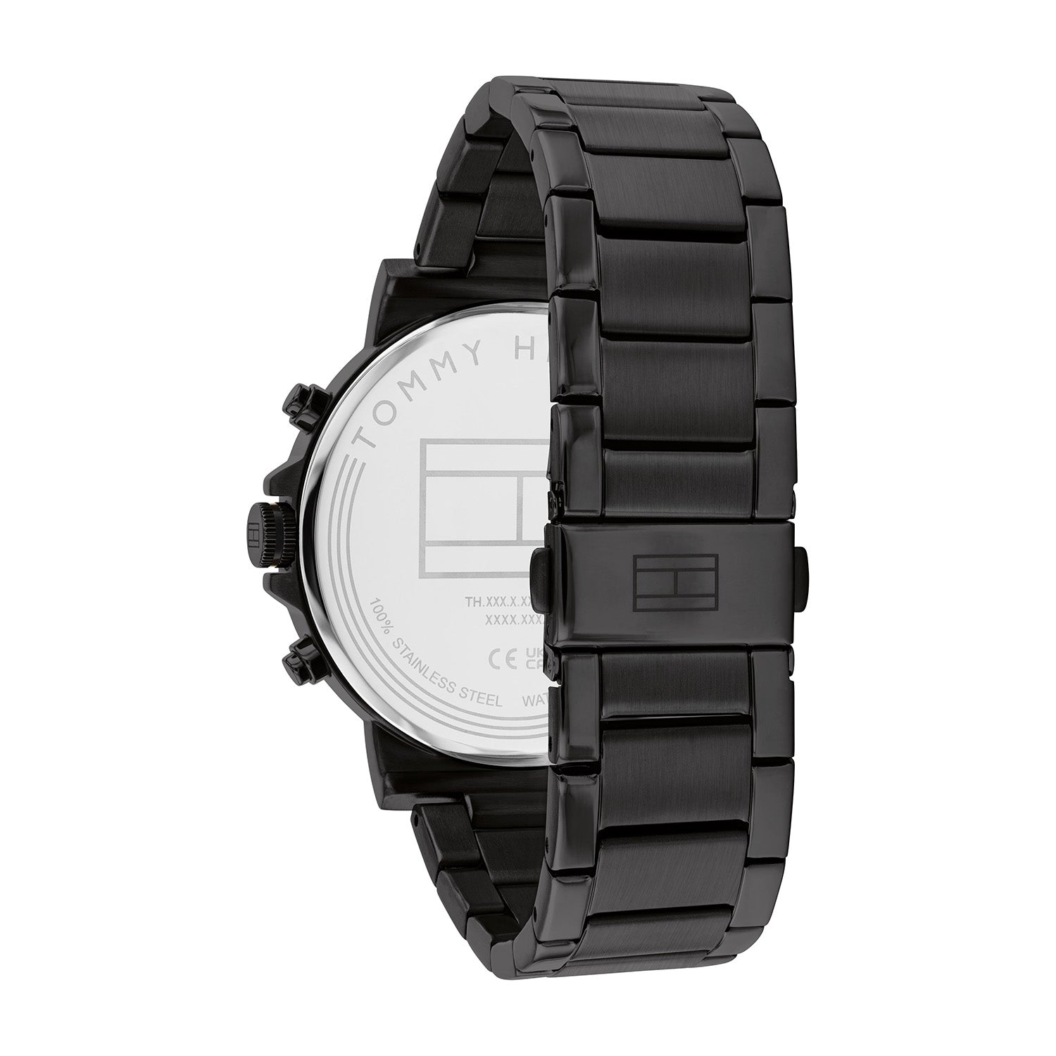 Tommy Hilfiger Tyson Zwart Herenhorloge TH1710590 - detailfoto 2