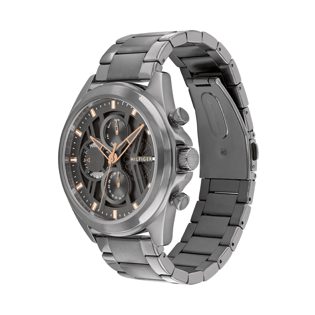 Tommy Hilfiger Grijs Herenhorloge TH1710657 - detailfoto 1