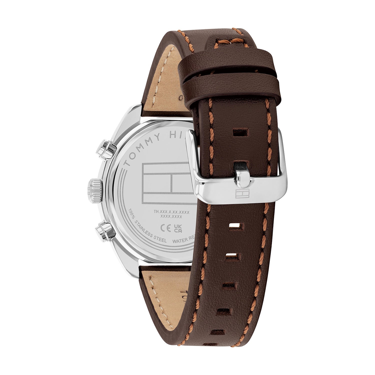 Tommy Hilfiger Zilverkleurig Herenhorloge met Zwarte Wijzerplaat TH1710719 - detailfoto 3
