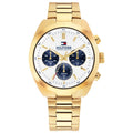 Tommy Hilfiger Goudkleurig Herenhorloge met Crèmekleurige Wijzerplaat TH1710723 - productfoto