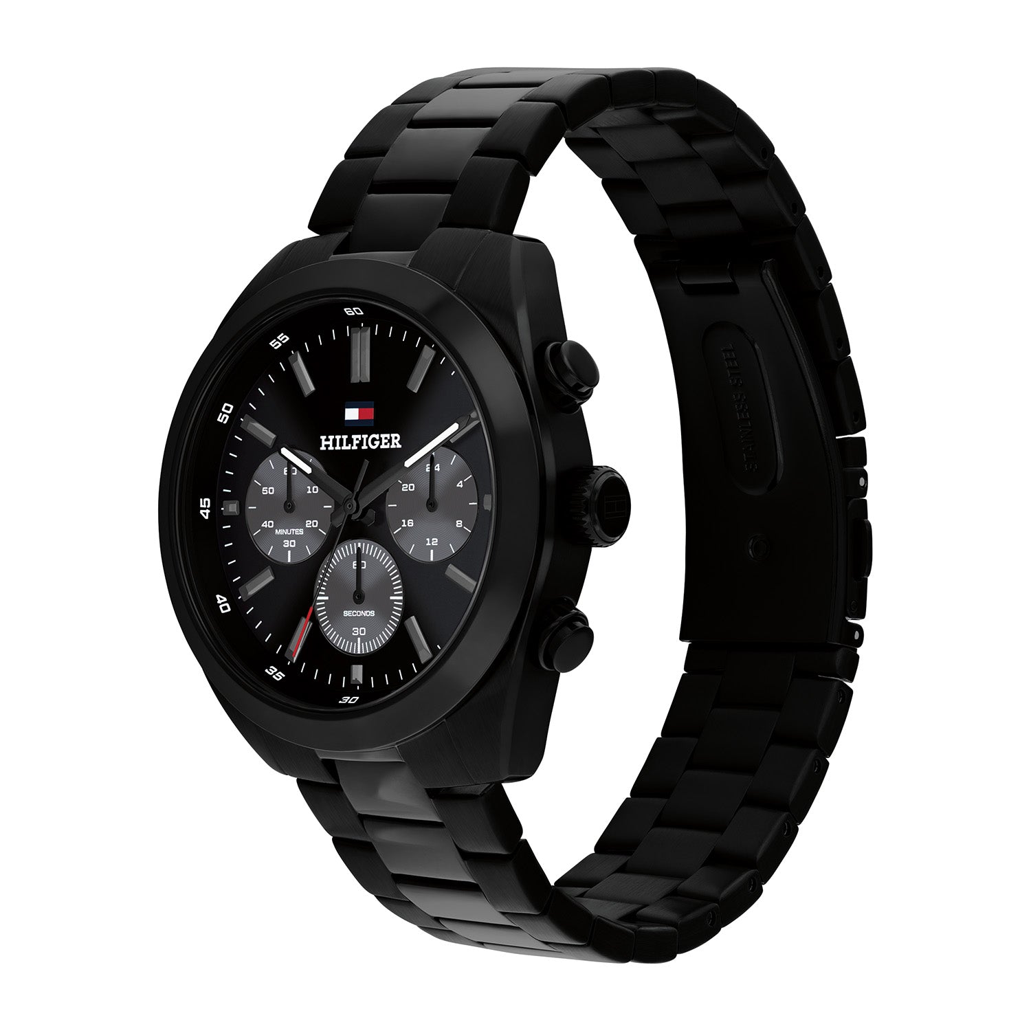 Tommy Hilfiger Zwart Herenhorloge TH1710724 - detailfoto 1
