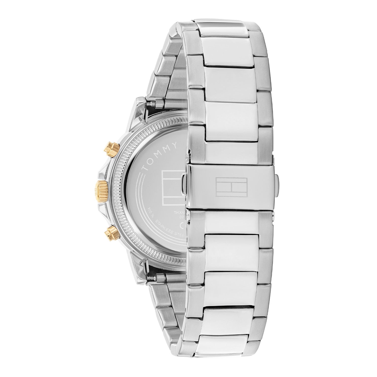 Tommy Hilfiger Zilverkleurig Herenhorloge met Groene Wijzerplaat TH1710735 - detailfoto 3