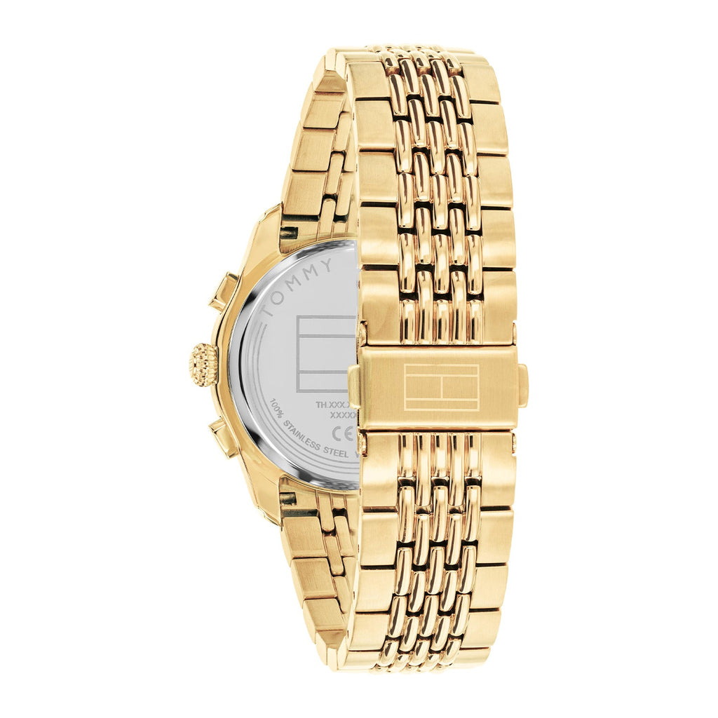 Tommy Hilfiger The Empire Goudkleurig Herenhorloge met Goudkleurige stalen band TH1710814 - detailfoto 3