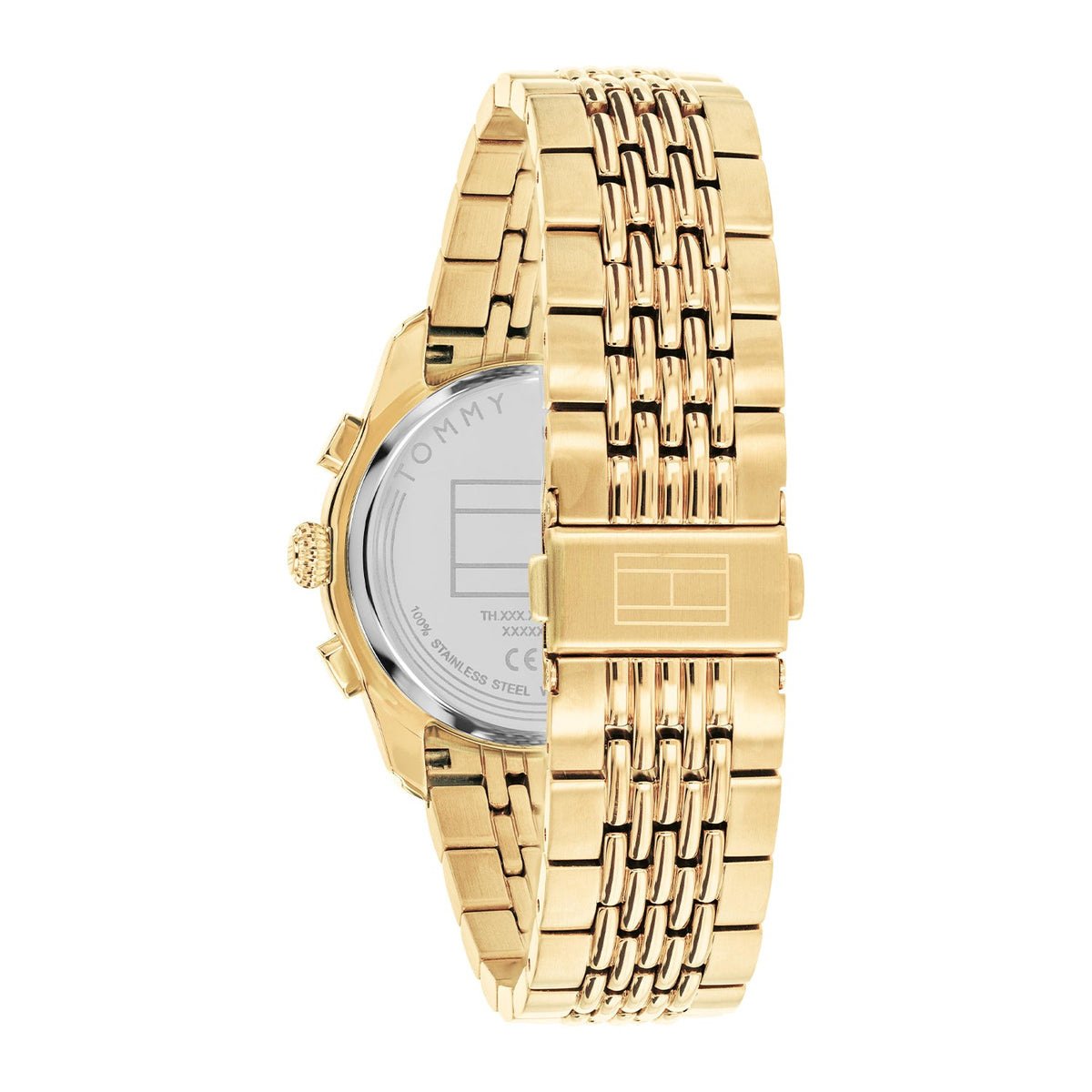 Tommy Hilfiger The Empire Goudkleurig Herenhorloge met Goudkleurige stalen band TH1710814 - detailfoto 3