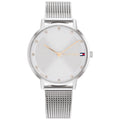 Tommy Hilfiger Pippa Zilverkleurig Dameshorloge met Grijze Wijzerplaat TH1782665 - productfoto