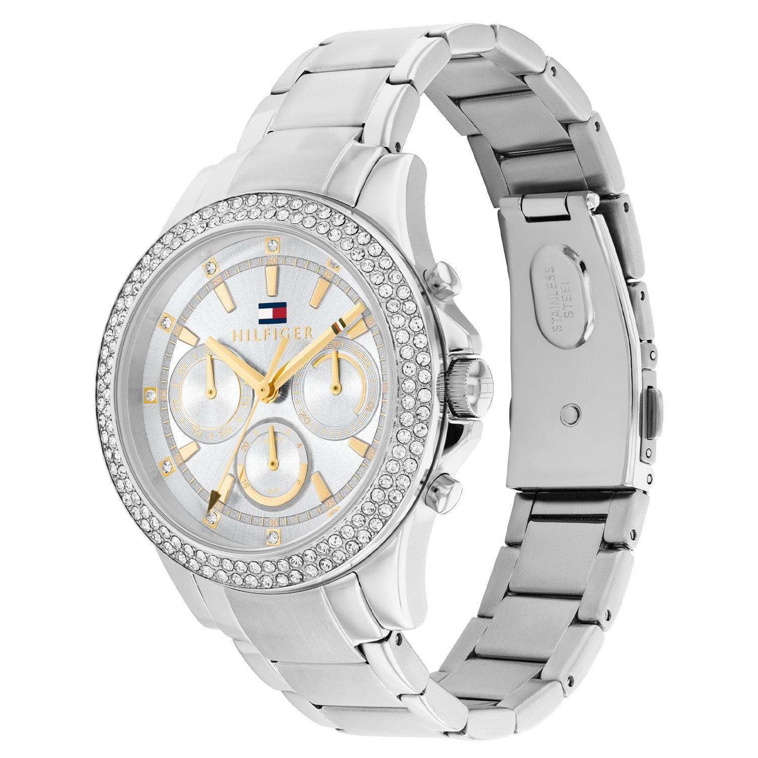 Tommy Hilfiger Haven Zilverkleurig Dameshorloge TH1782677 - detailfoto 1