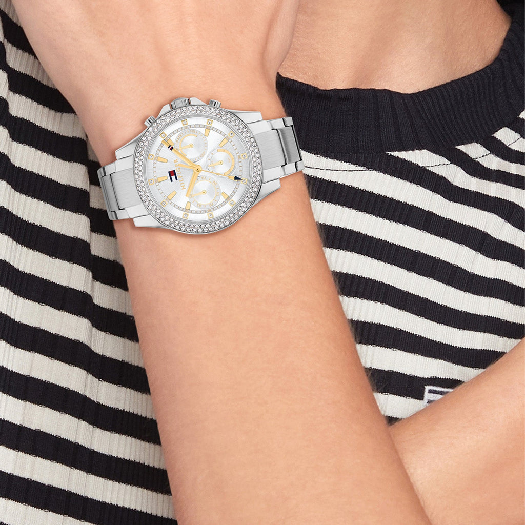 Tommy Hilfiger Haven Zilverkleurig Dameshorloge TH1782677 - detailfoto 3