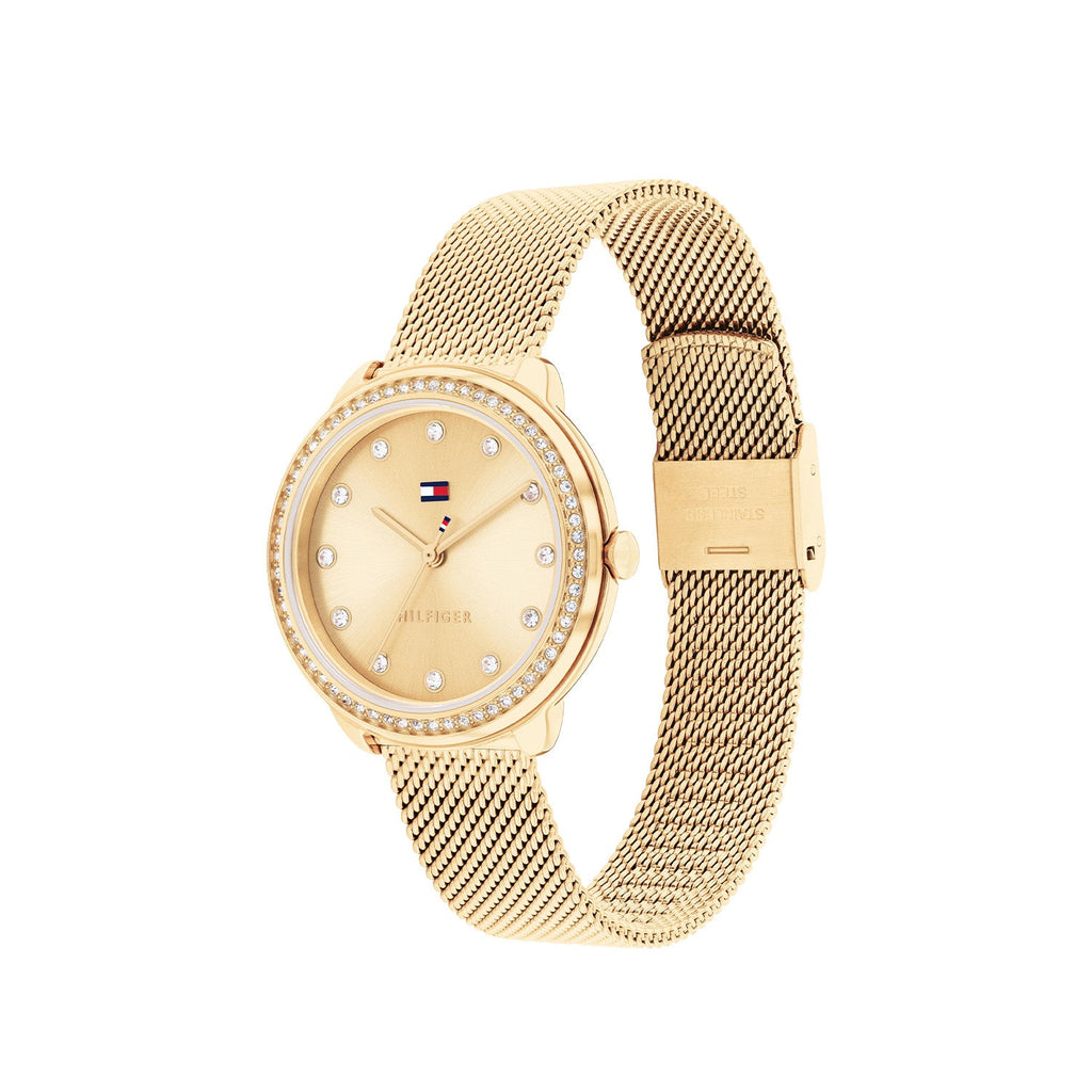 Tommy Hilfiger Goudkleurig Dameshorloge TH1782699 - detailfoto 1