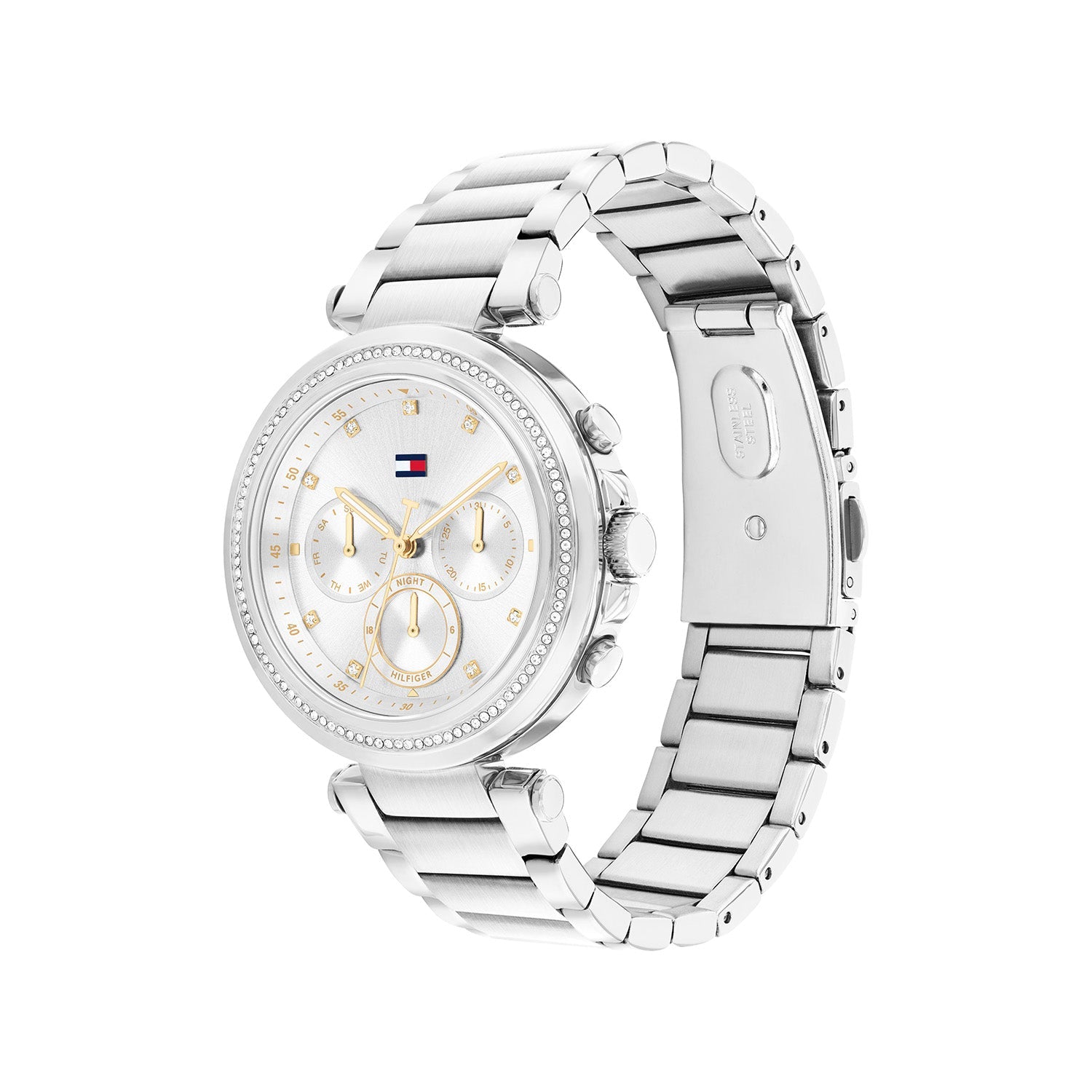 Tommy Hilfiger Zilverkleurig Dameshorloge TH1782701 - detailfoto 1