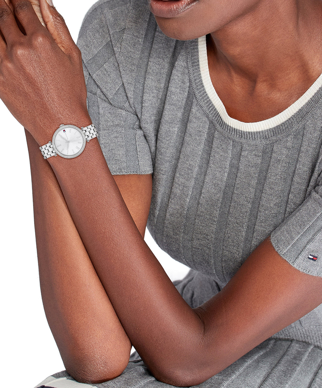 Tommy Hilfiger Zilverkleurig Dameshorloge TH1782719 - detailfoto 2