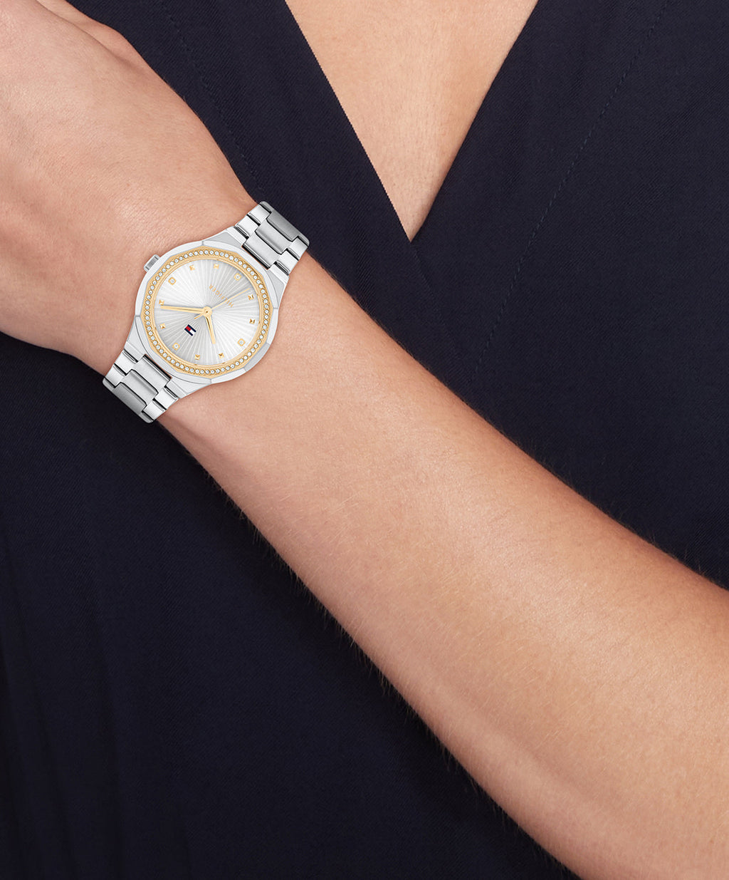 Tommy Hilfiger Zilverkleurig Dameshorloge TH1782723 - detailfoto 2