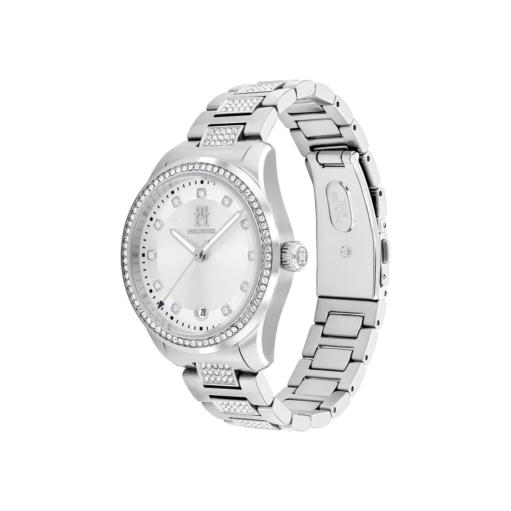 Tommy Hilfiger Zilverkleurig Dameshorloge TH1782757 - detailfoto 1