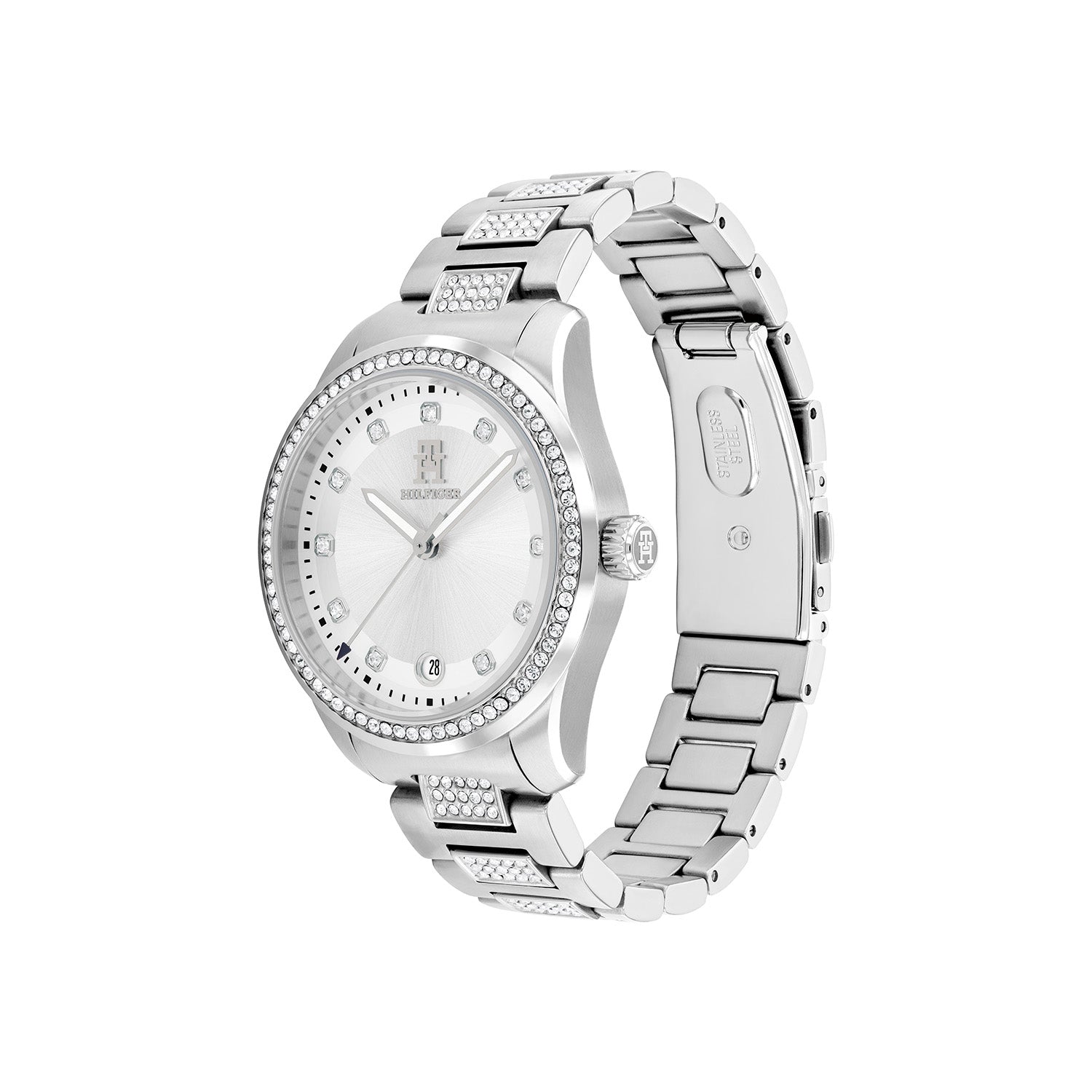 Tommy Hilfiger Zilverkleurig Dameshorloge TH1782757 - detailfoto 1