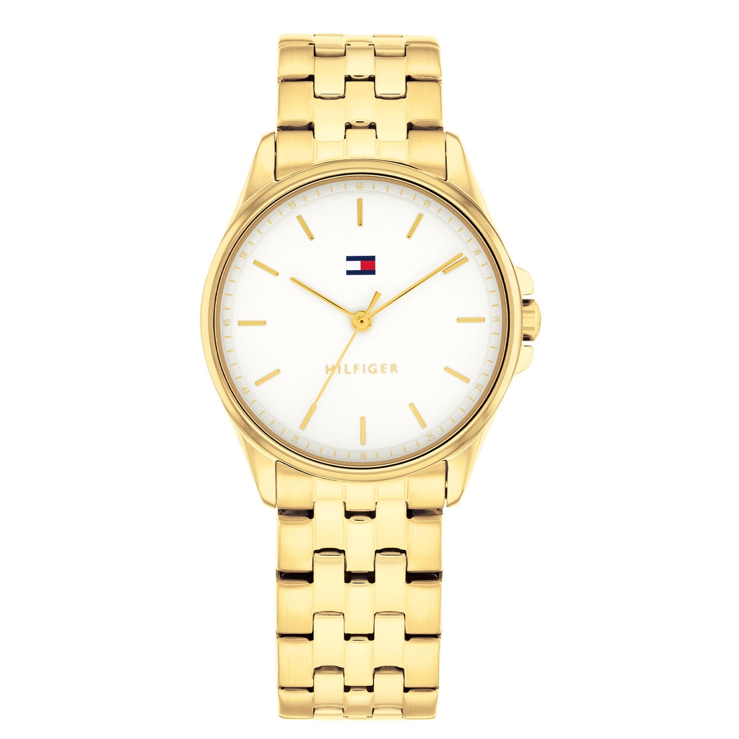 Tommy Hilfiger Roségoudkleurig Dameshorloge met Witte Wijzerplaat TH1782773 - productfoto