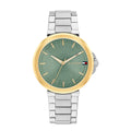Tommy Hilfiger Zilverkleurig Dameshorloge met Groene Wijzerplaat TH1782778 - productfoto