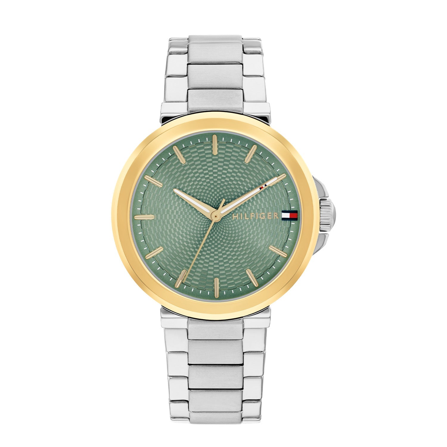 Tommy Hilfiger Zilverkleurig Dameshorloge met Groene Wijzerplaat TH1782778 - productfoto