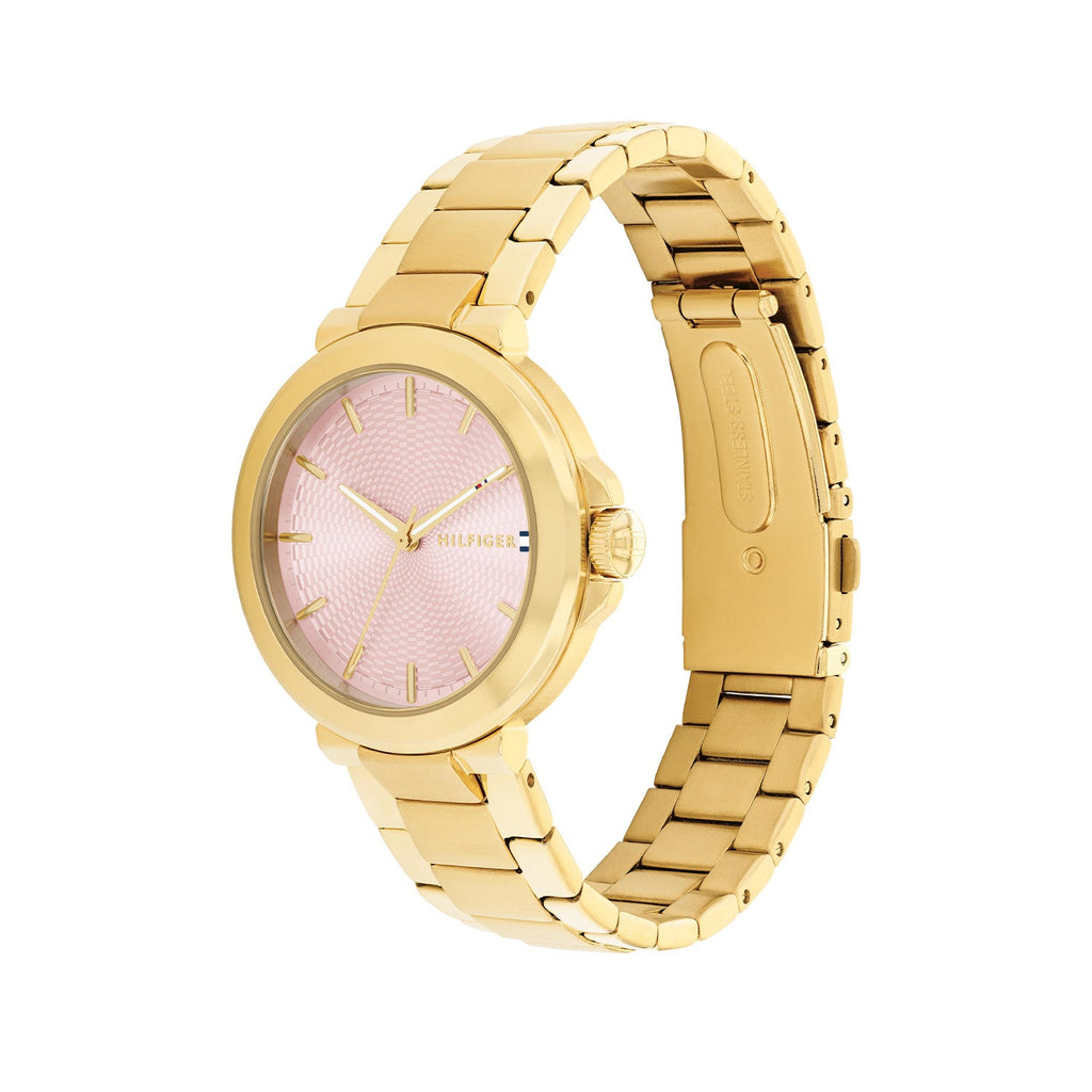Tommy Hilfiger Goudkleurig Dameshorloge TH1782779 - detailfoto 1