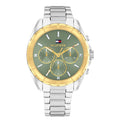 Tommy Hilfiger Zilverkleurig Dameshorloge met Groene Wijzerplaat TH1782785 - productfoto
