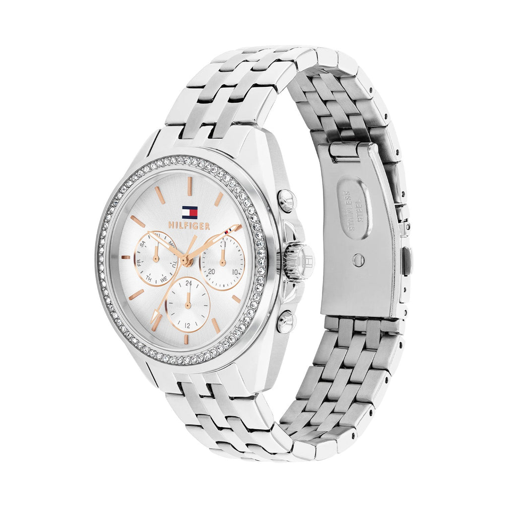Tommy Hilfiger Zilverkleurig Dameshorloge TH1782802 - detailfoto 1