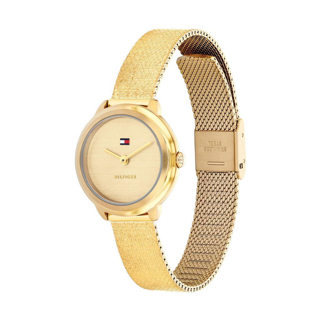 Tommy Hilfiger Goudkleurig Dameshorloge TH1782811 - detailfoto 1