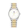 Tommy Hilfiger Zilverkleurig Dameshorloge met Witte Wijzerplaat TH1782855 - productfoto