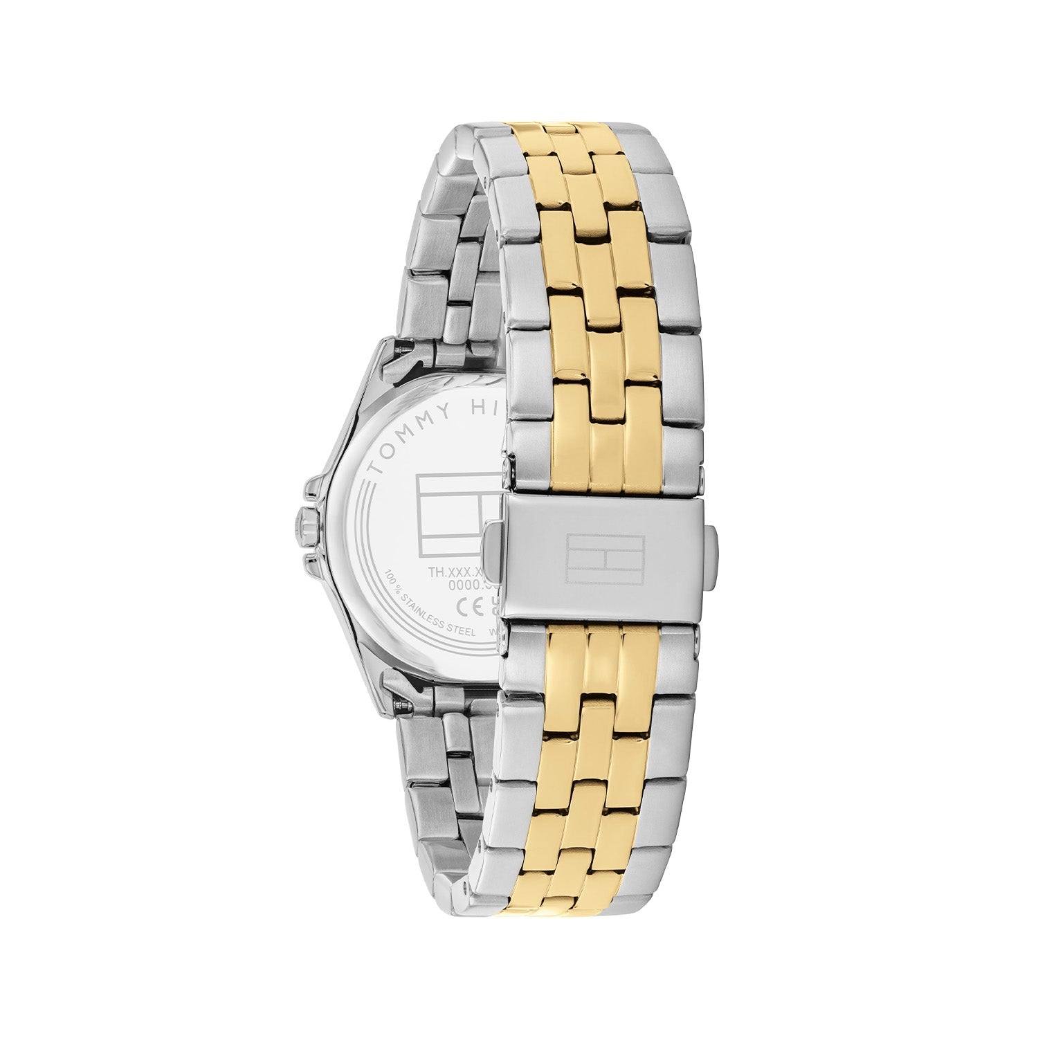 Tommy Hilfiger Zilverkleurig Dameshorloge met Witte Wijzerplaat TH1782855 - detailfoto 3