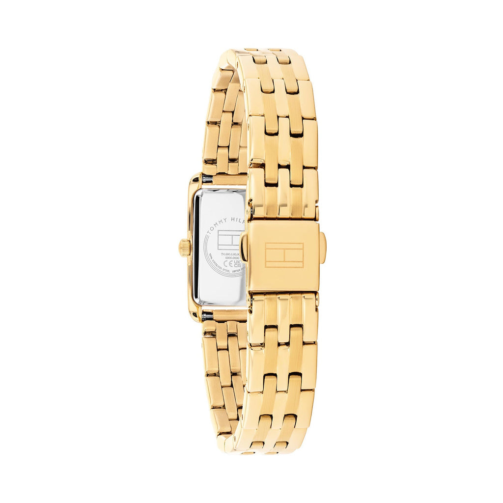 Tommy Hilfiger Goudkleurig Dameshorloge met Witte Wijzerplaat TH1782863 - detailfoto 3