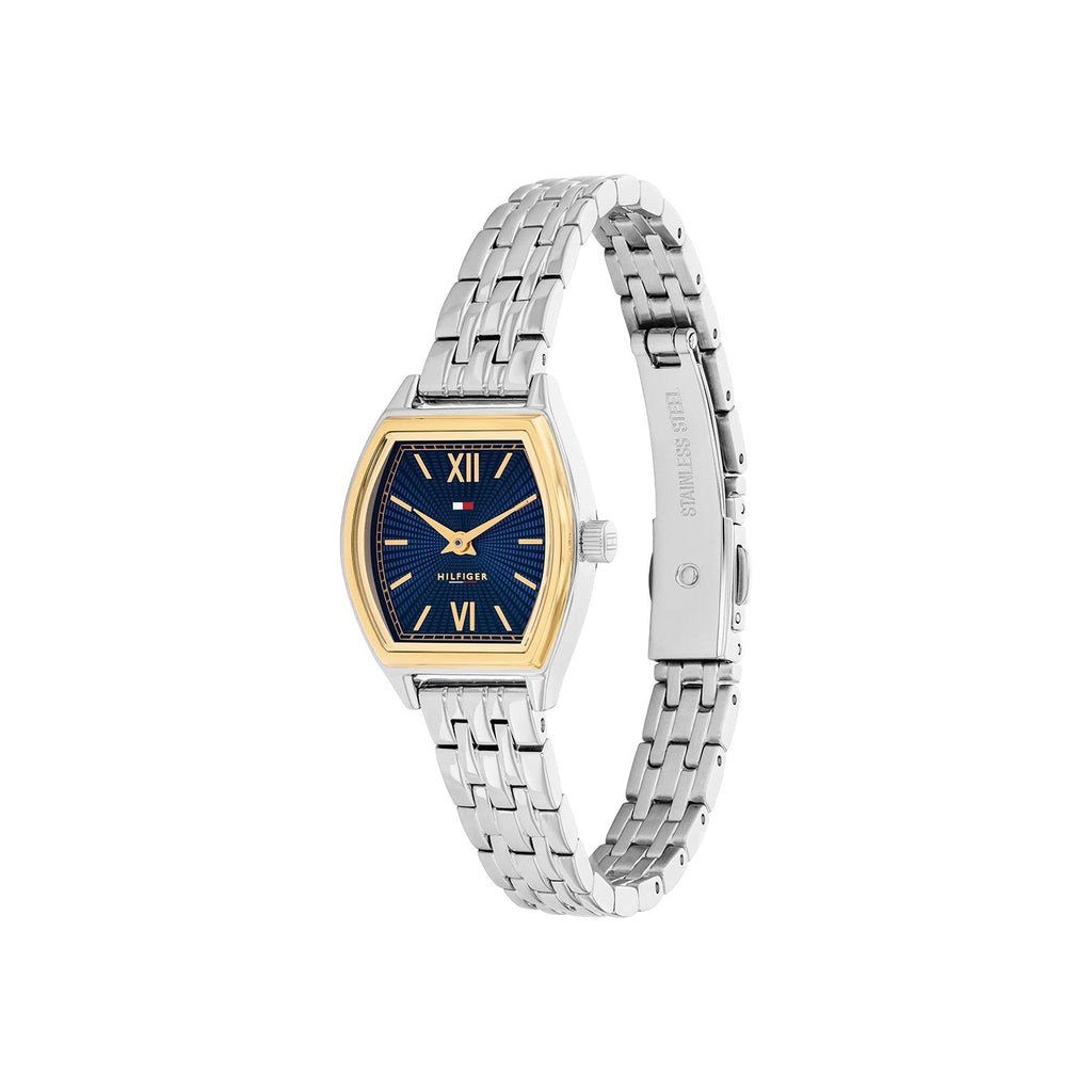Tommy Hilfiger Zilverkleurig Dameshorloge met Blauwe Wijzerplaat TH1782869 - detailfoto 1