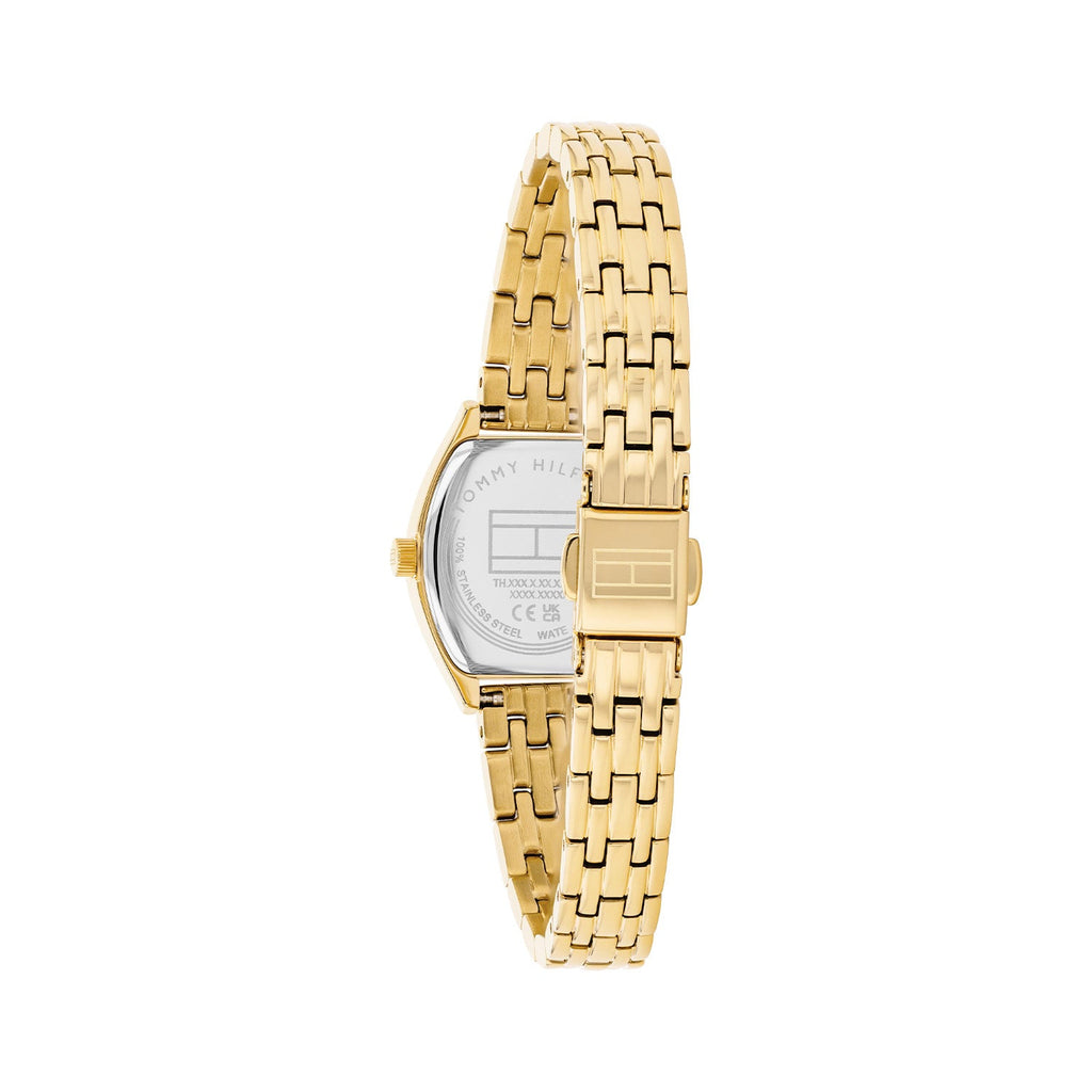Tommy Hilfiger Goudkleurig Dameshorloge met Witte Wijzerplaat TH1782870 - detailfoto 3
