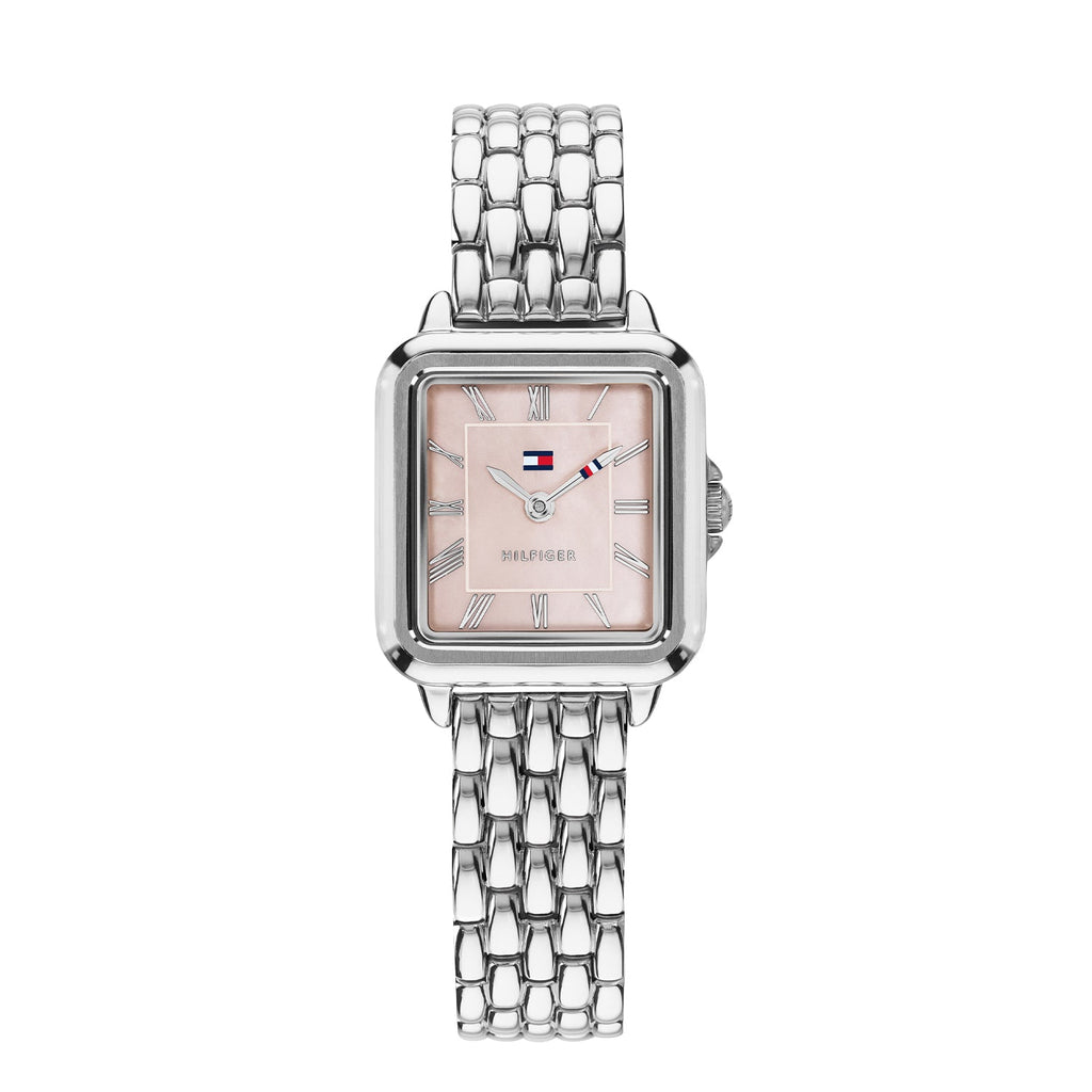 Tommy Hilfiger Mia Zilverkleurig Dameshorloge met Zilverkleurige stalen band TH1782914 - productfoto