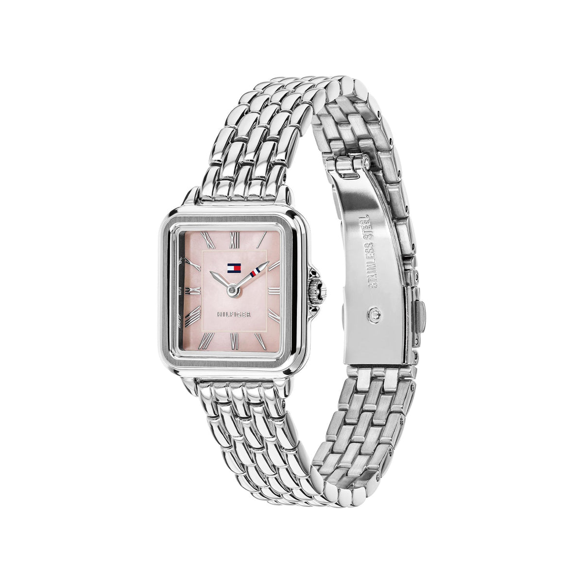 Tommy Hilfiger Mia Zilverkleurig Dameshorloge met Zilverkleurige stalen band TH1782914 - detailfoto 1