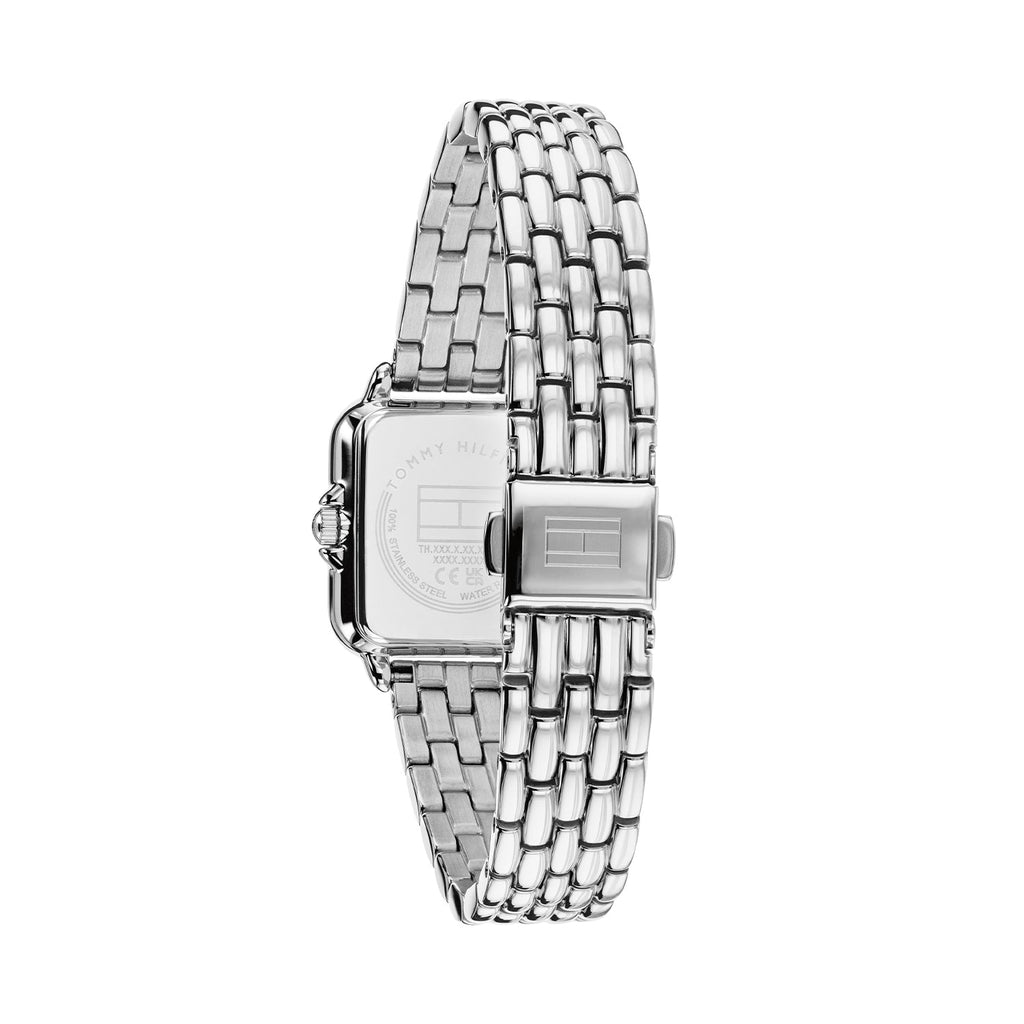 Tommy Hilfiger Mia Zilverkleurig Dameshorloge met Zilverkleurige stalen band TH1782914 - detailfoto 3