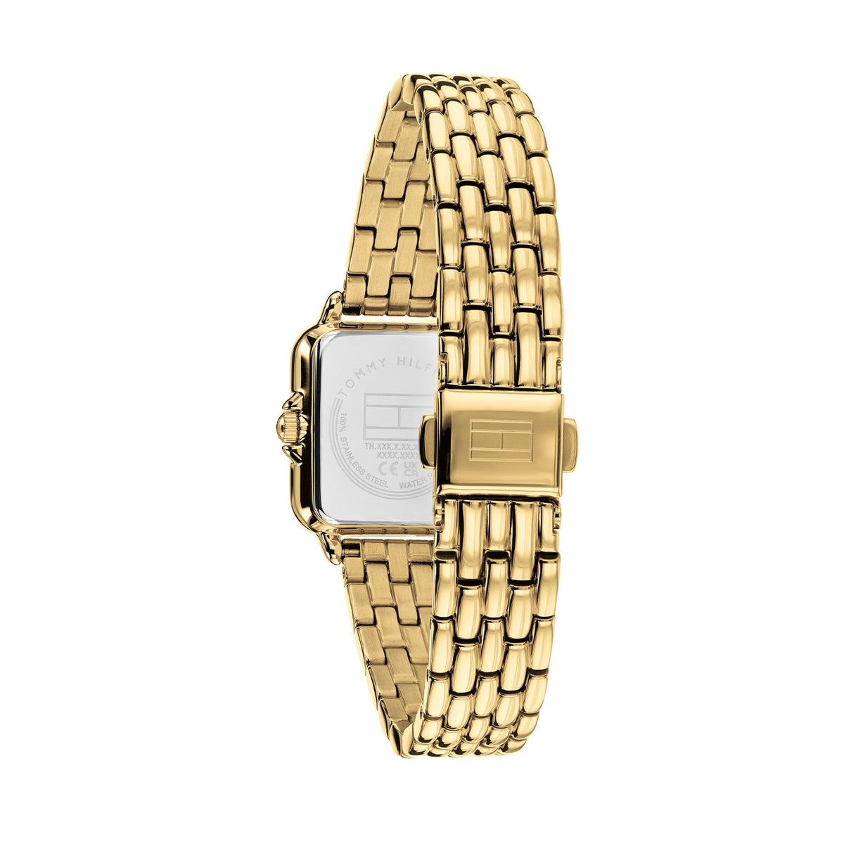 Tommy Hilfiger Mia Goudkleurig Dameshorloge met Goudkleurige stalen band TH1782916 - detailfoto 3