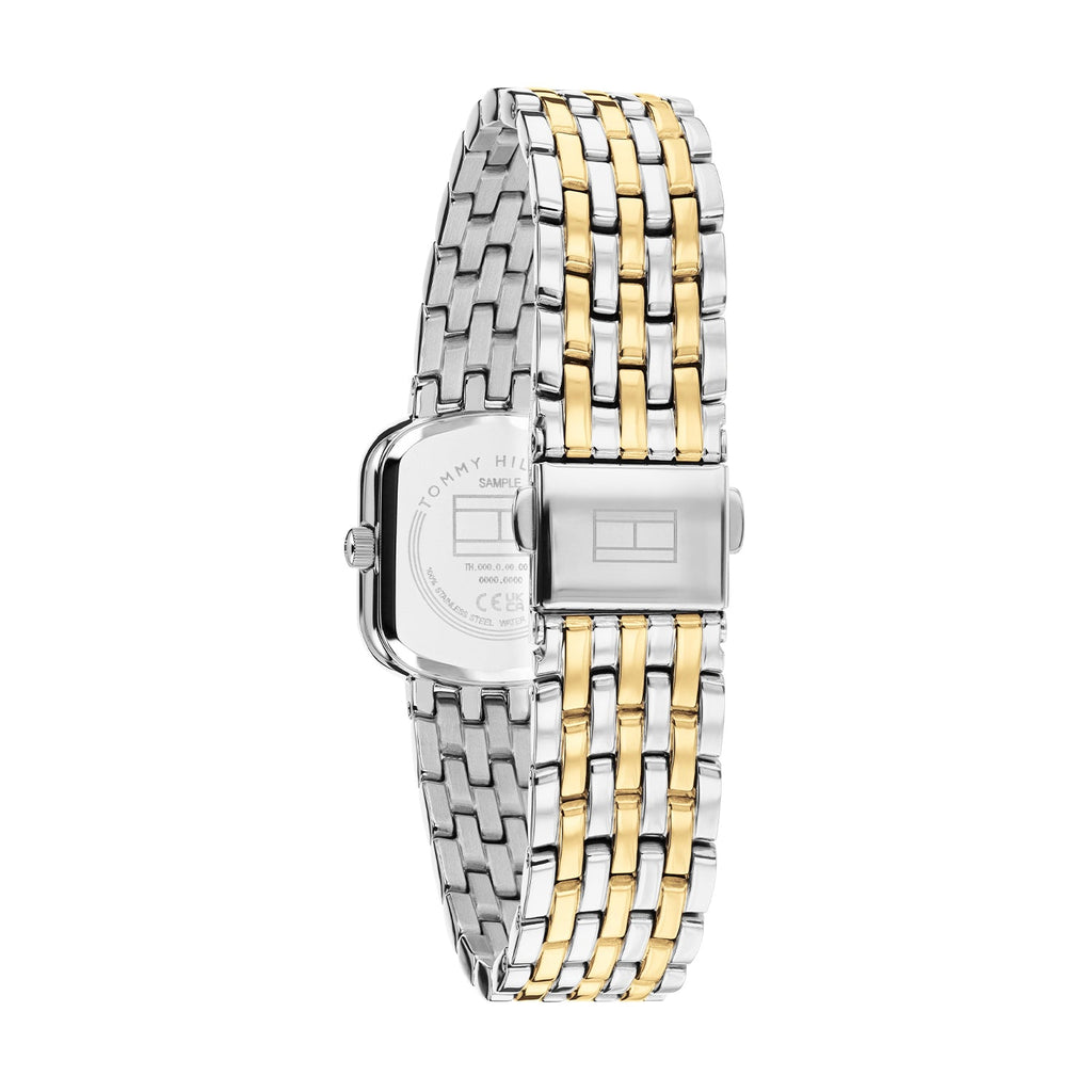 Tommy Hilfiger Abby Bicolor Dameshorloge met Bicolor stalen band TH1782922 - detailfoto 3
