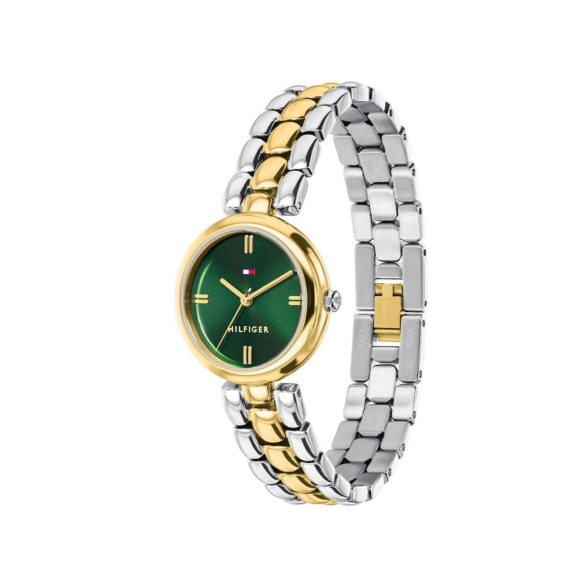 Tommy Hilfiger Annie Bicolor Dameshorloge met Bicolor stalen band TH1782927 - detailfoto 1