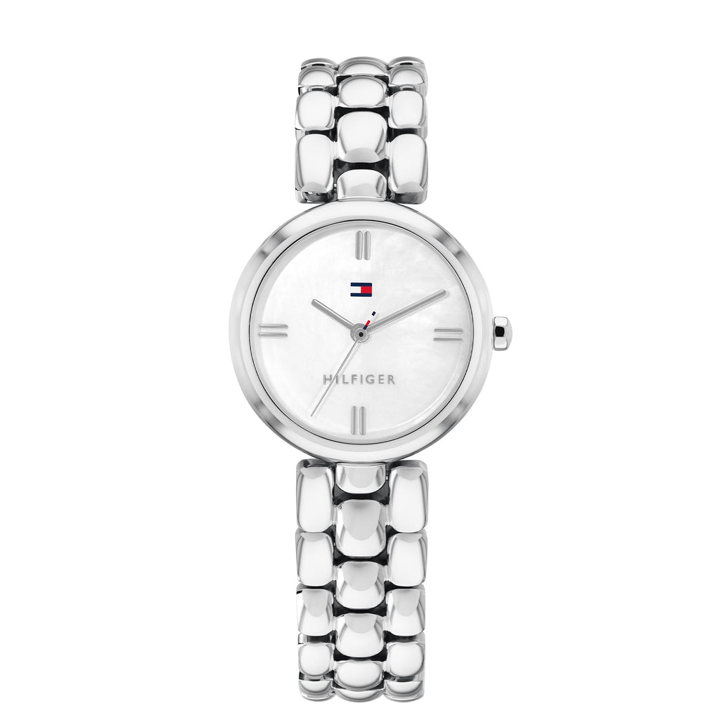 Tommy Hilfiger Annie Zilverkleurig Dameshorloge met Zilverkleurige stalen band TH1782929 - productfoto