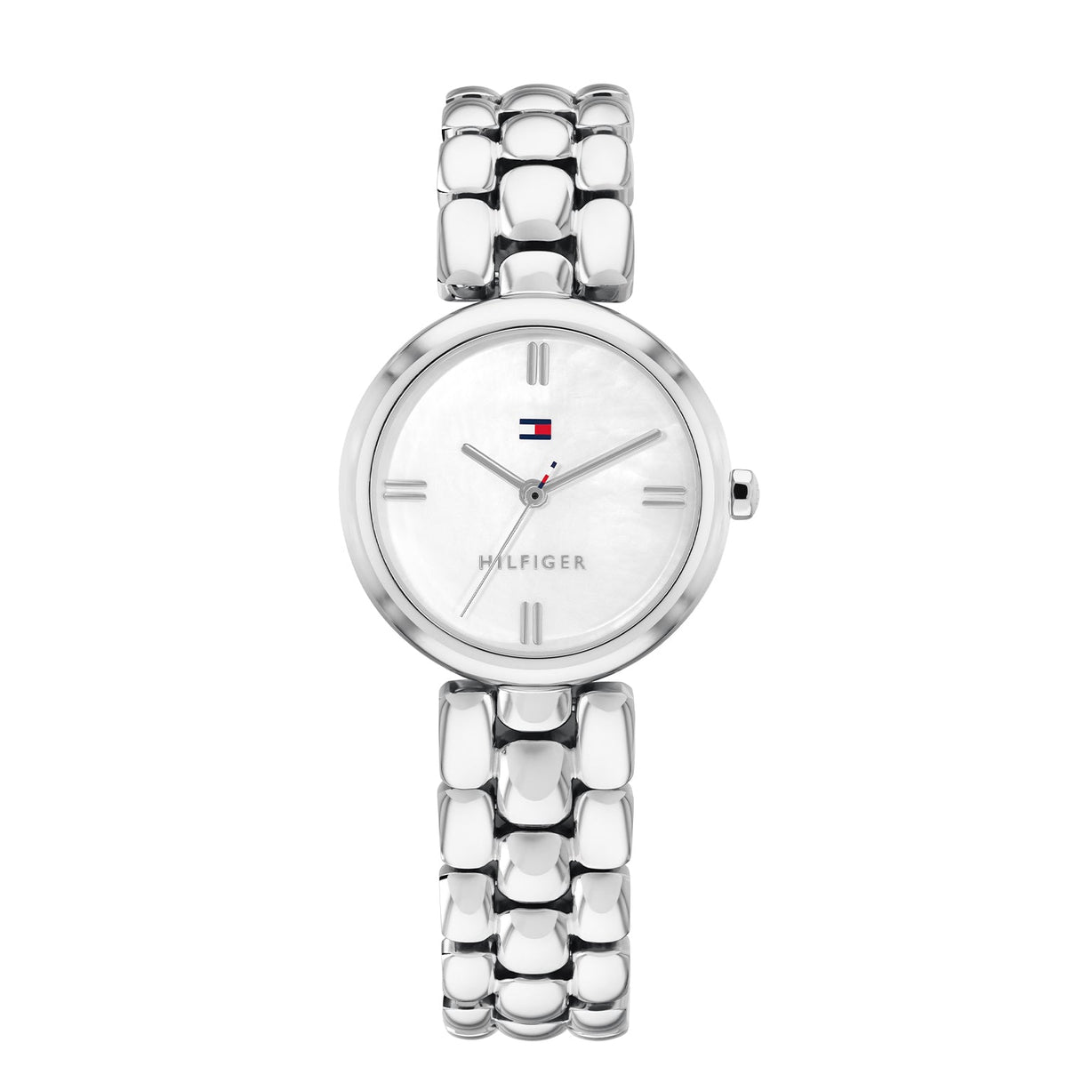 Tommy Hilfiger Annie Zilverkleurig Dameshorloge met Zilverkleurige stalen band TH1782929 - productfoto