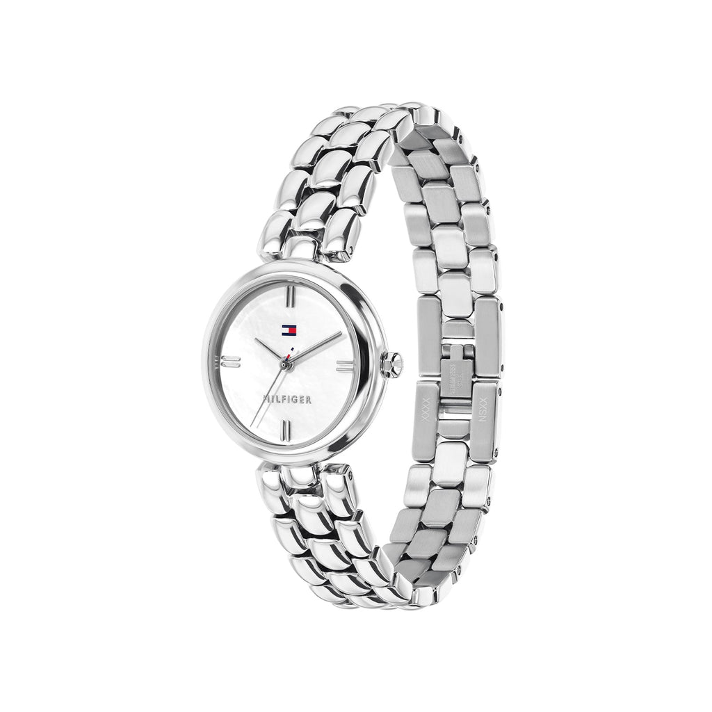 Tommy Hilfiger Annie Zilverkleurig Dameshorloge met Zilverkleurige stalen band TH1782929 - detailfoto 1