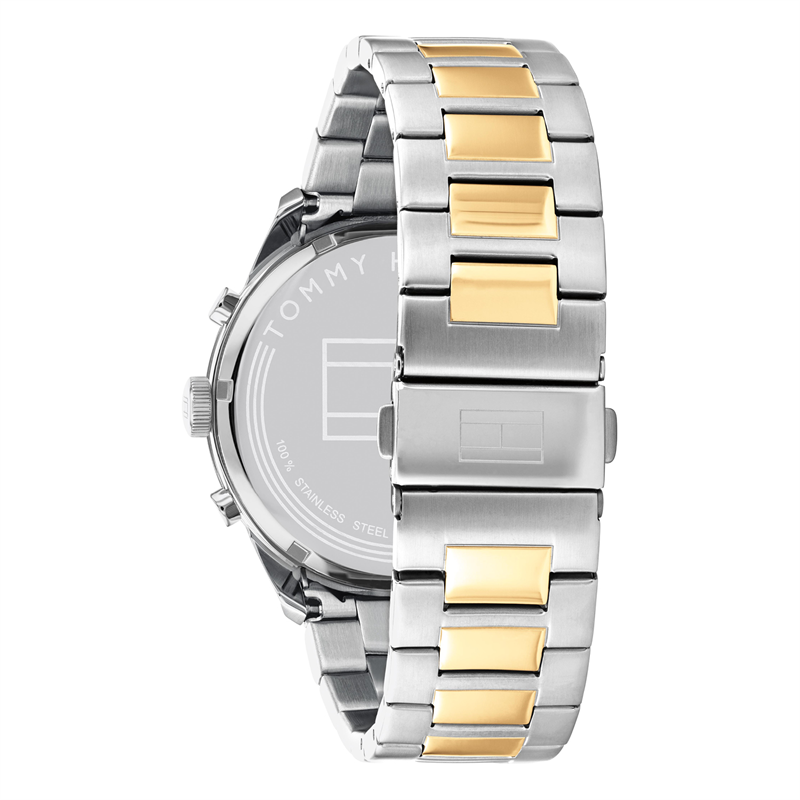 Tommy Hilfiger Matthew Zilverkleurig Herenhorloge met Zwarte Wijzerplaat TH1791944 - detailfoto 2